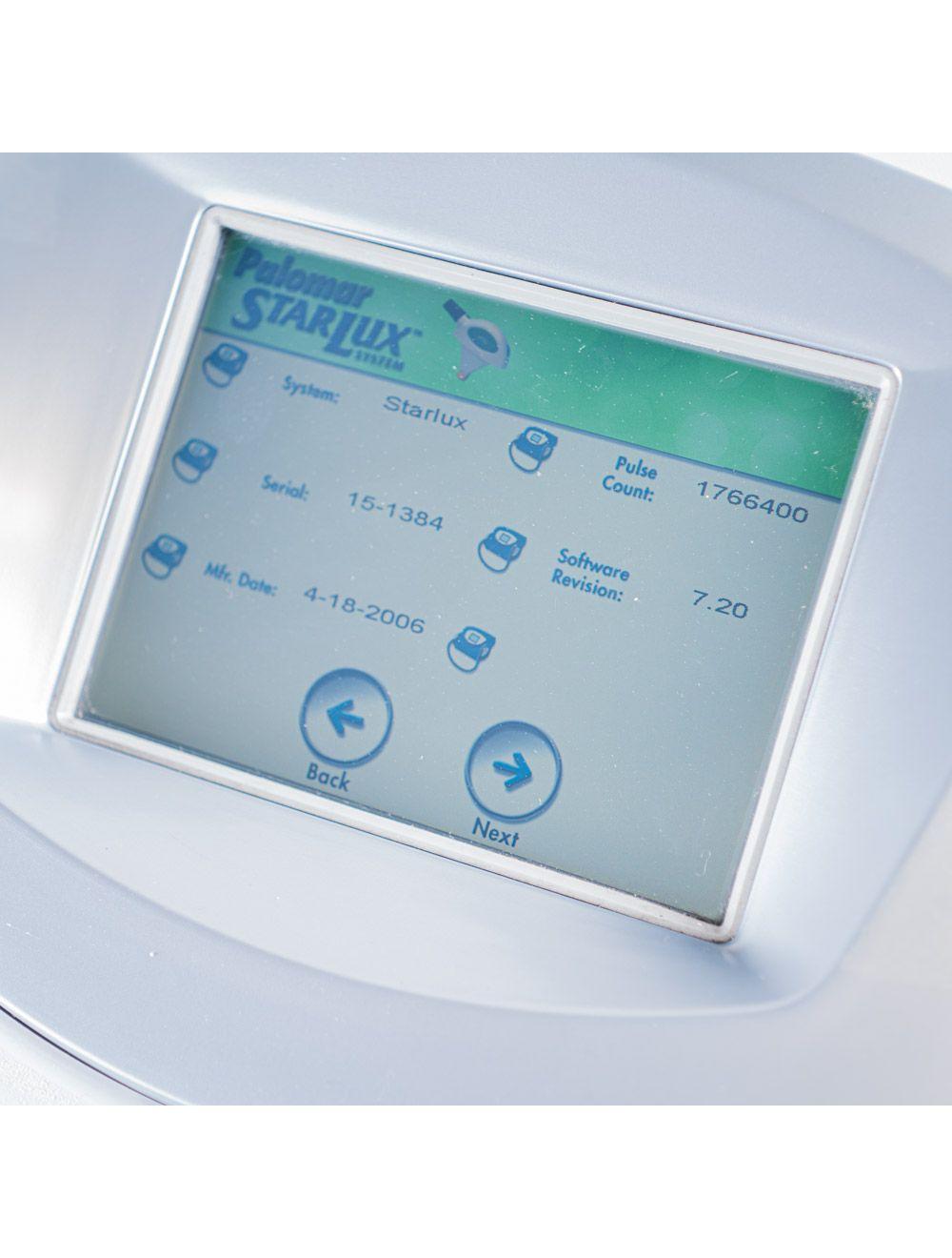 2006 Palomar StarLux 300 Laser with LuxG Handpiece Hair Removal Lesions lux G