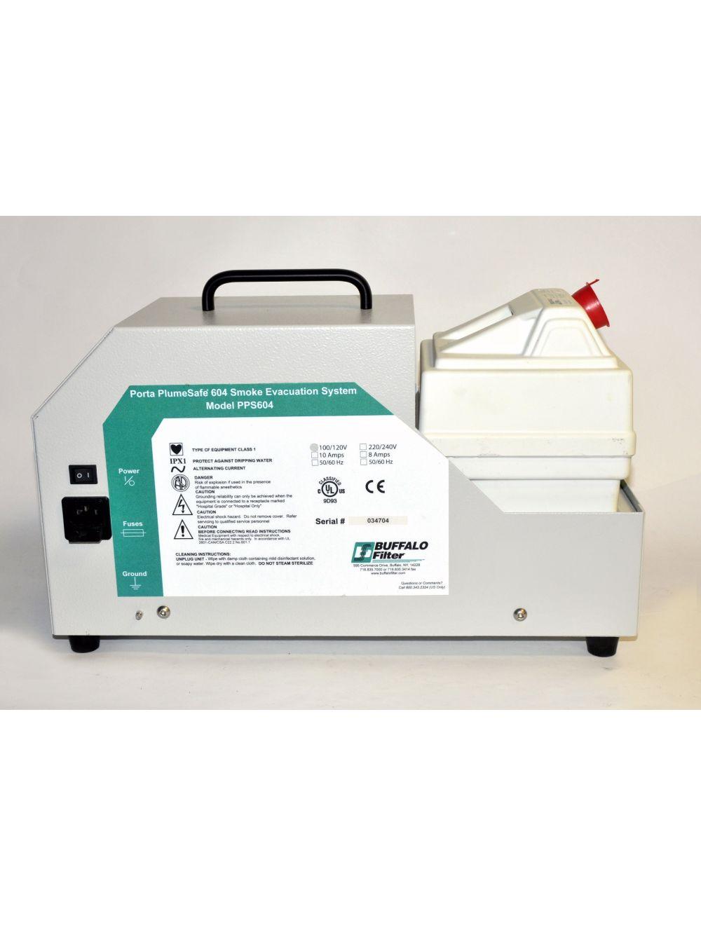 Buffalo Porta PlumeSafe 604 Smoke Evacuation Suction Filter Base PPS604