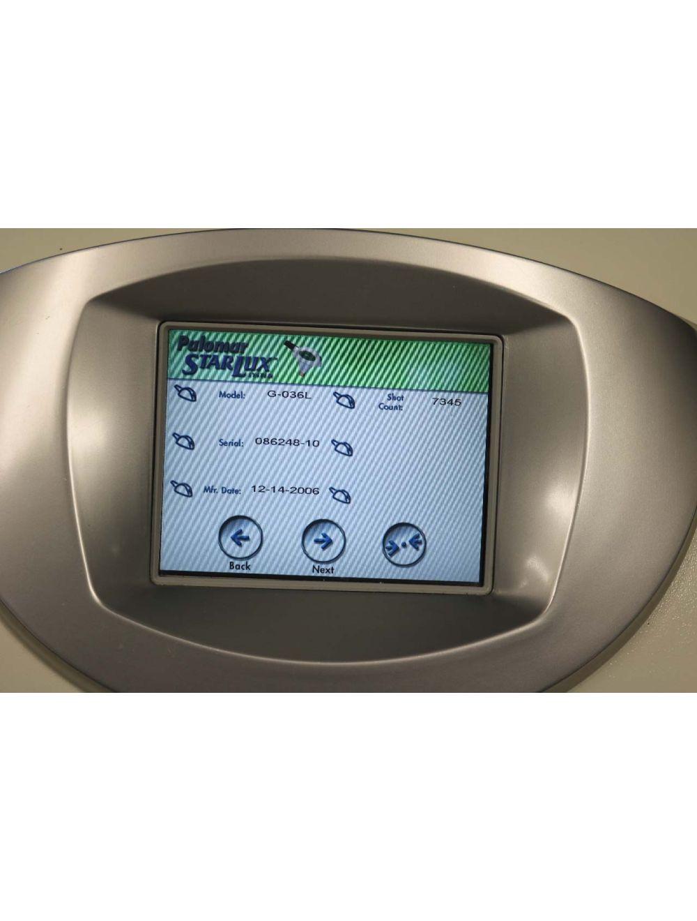 2007 Palomar Starlux 300 IPL Hair Removal Pigment Lux G Y R 3 Handpiece Star Lux