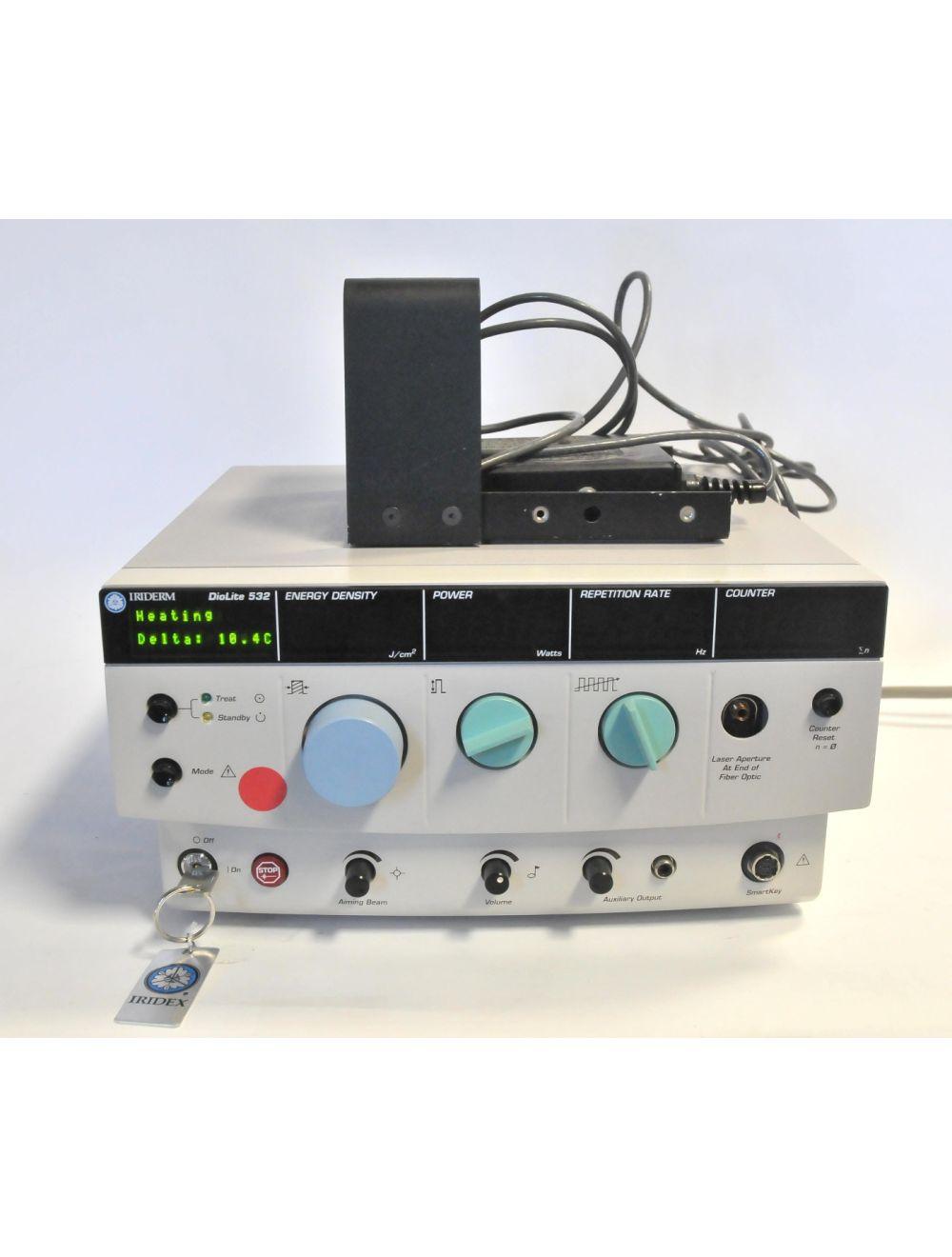 2001 Iridex DioLite 532 KTP Pigmented Vascular Lesion Laser 2 Handpiece Dio Lite