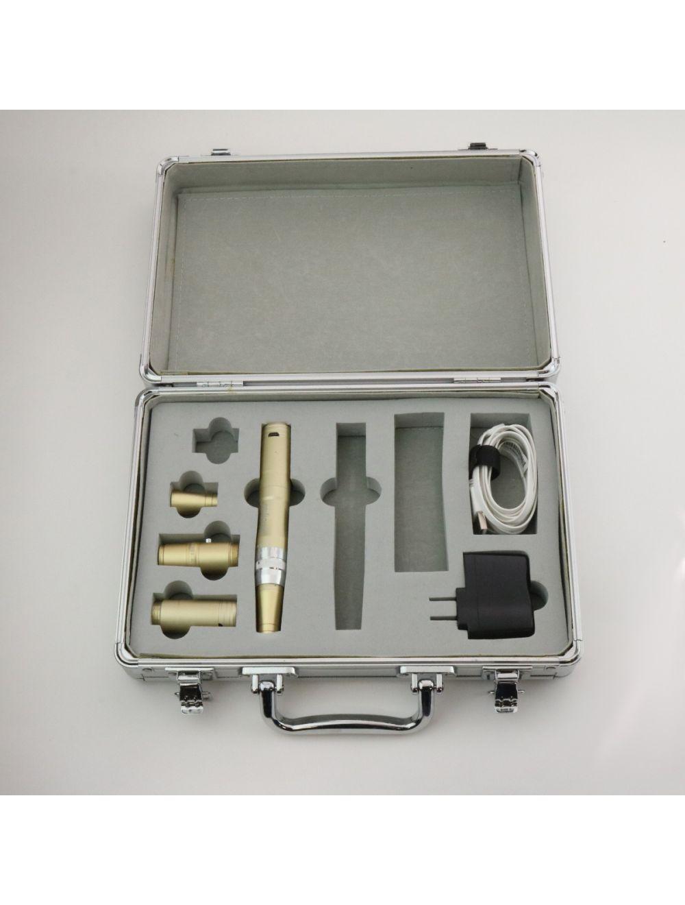 SkinStylus Gold BioLock 1 Variable Depth Microneedling Pen Set Skin Stylus