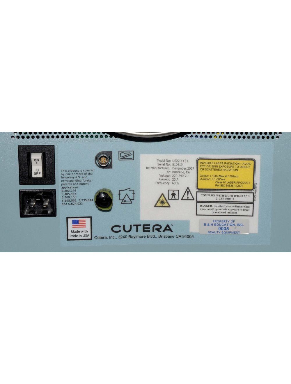 2007 Cutera Xeo Cool Glide CV Long Pulse Nd:YAG 1064nm CoolGlide HR Hair Removal