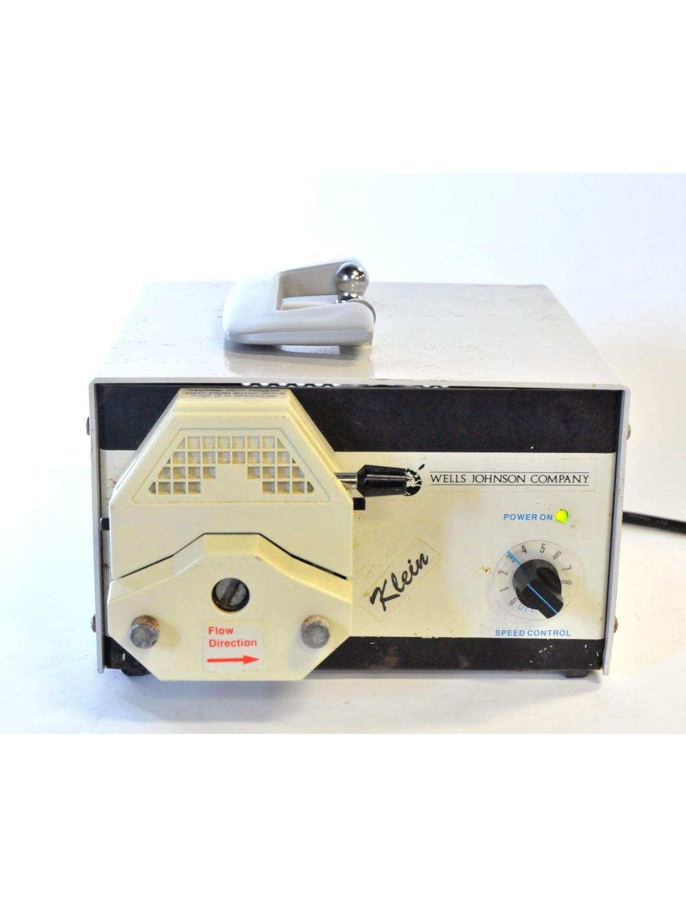 Wells Johnson Klein Peristaltic Anesthesia Infiltration Pump Single Head Console