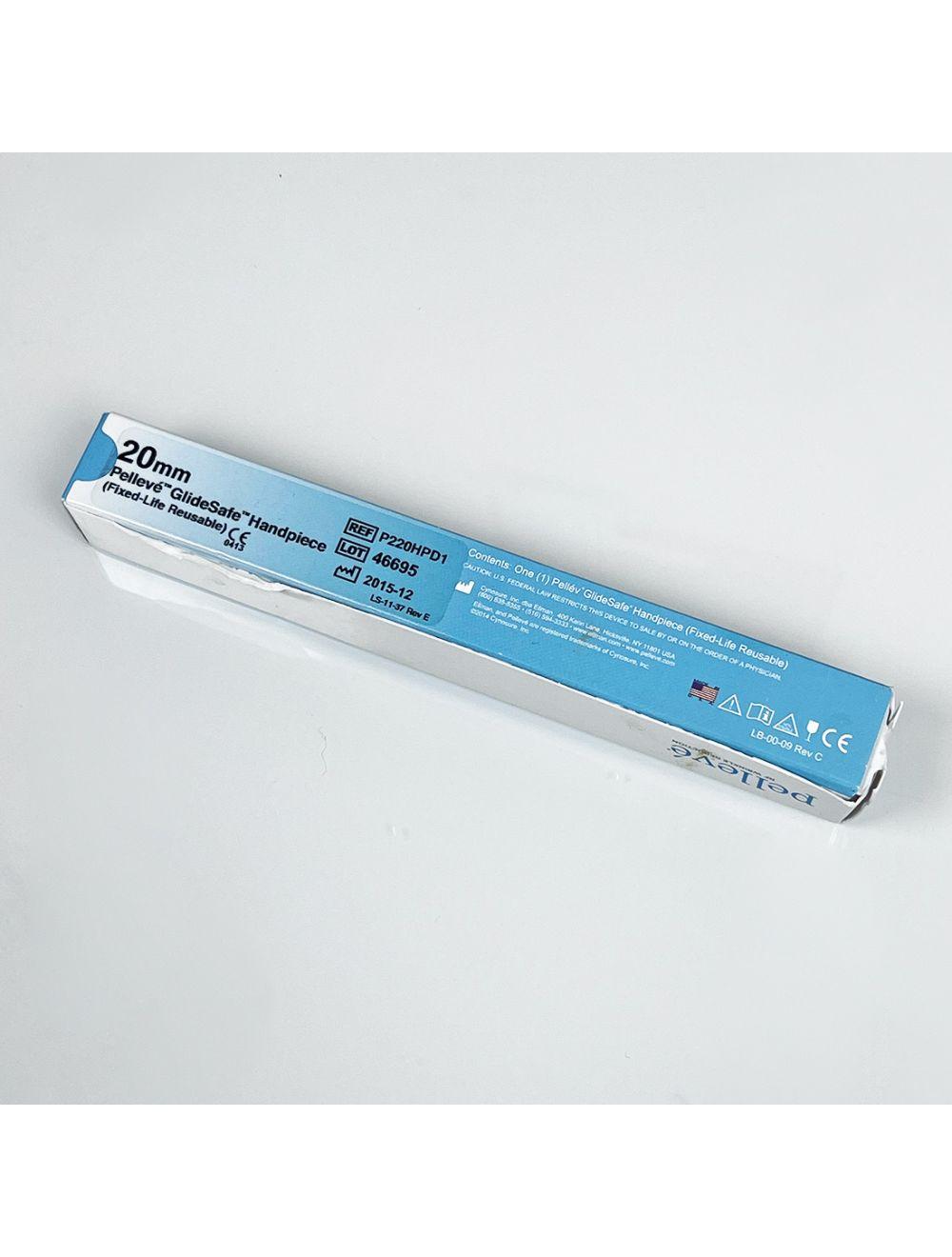 Cynosure Ellman Pelleve GlideSafe RF Fixed-Life Handpiece 20mm P220HPD1 12/2015