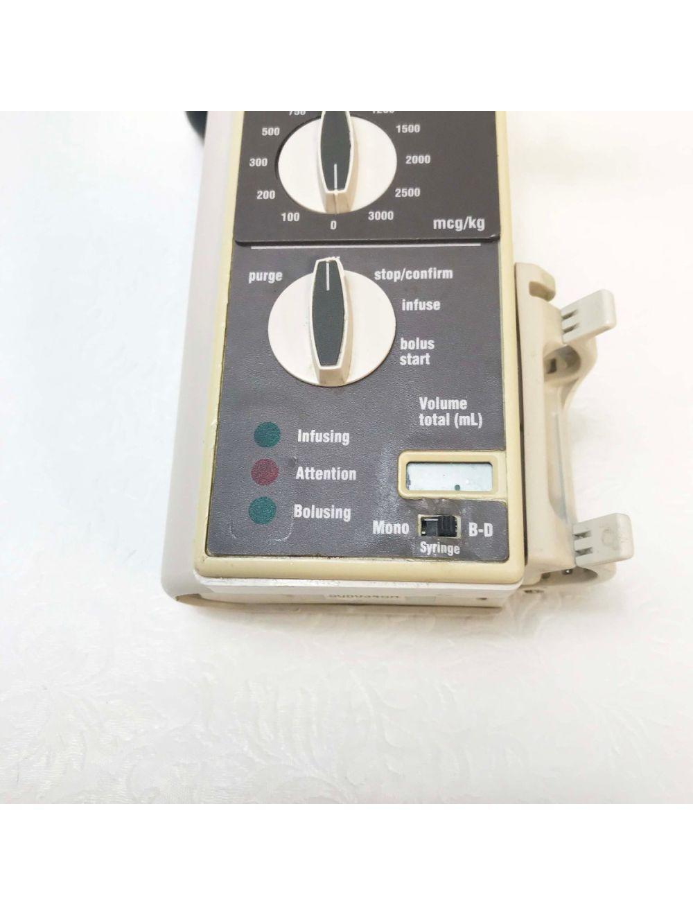Baxter Infus OR Propofol Label 60cc IV Infusor Pump Bolus Infusion Unit