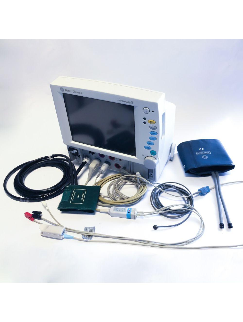 2005 Datex-Ohmeda Cardiocap/5 Patient Monitoring System - 6051-000-0164..01
