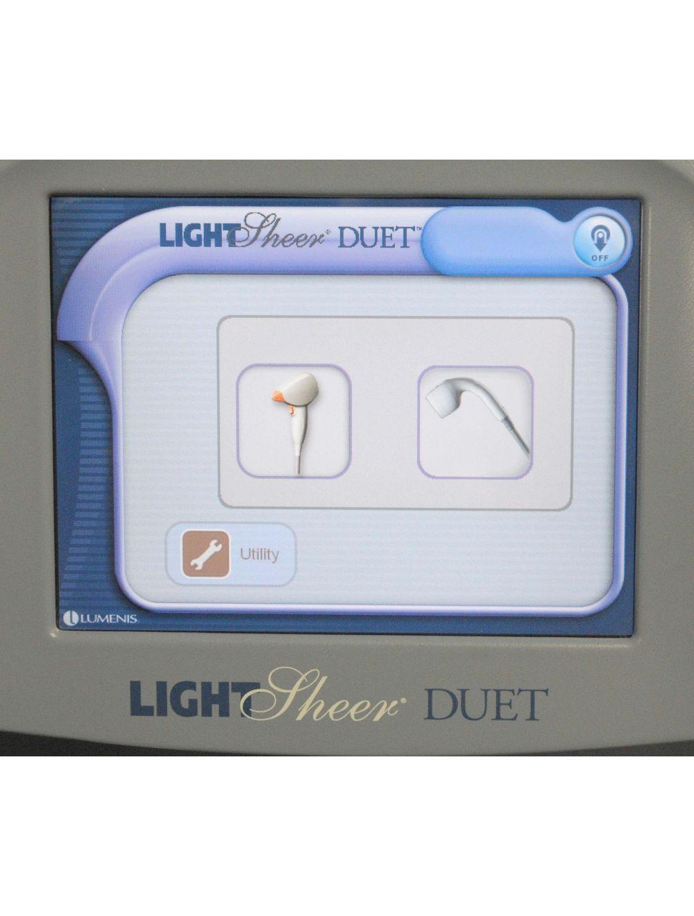 2011 Lumenis LIGHTSHEER Duet Laser 810nm w/2 Handpieces Hair Removal Light Sheer