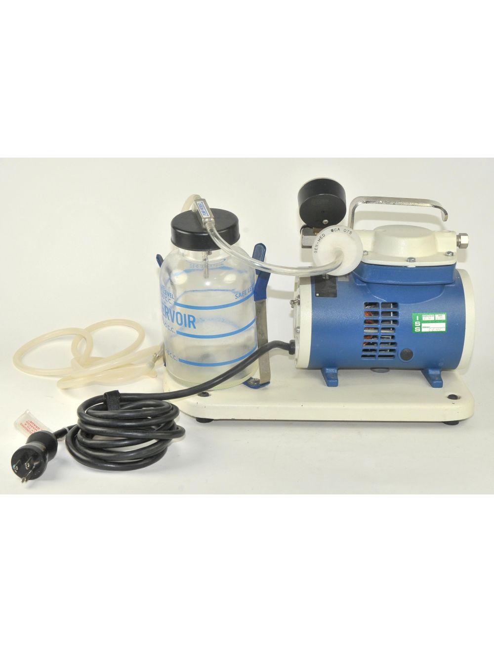 Gen-Med Aspirator Model A Portable Vacuum Suction Pump Collection w/3 Handpieces