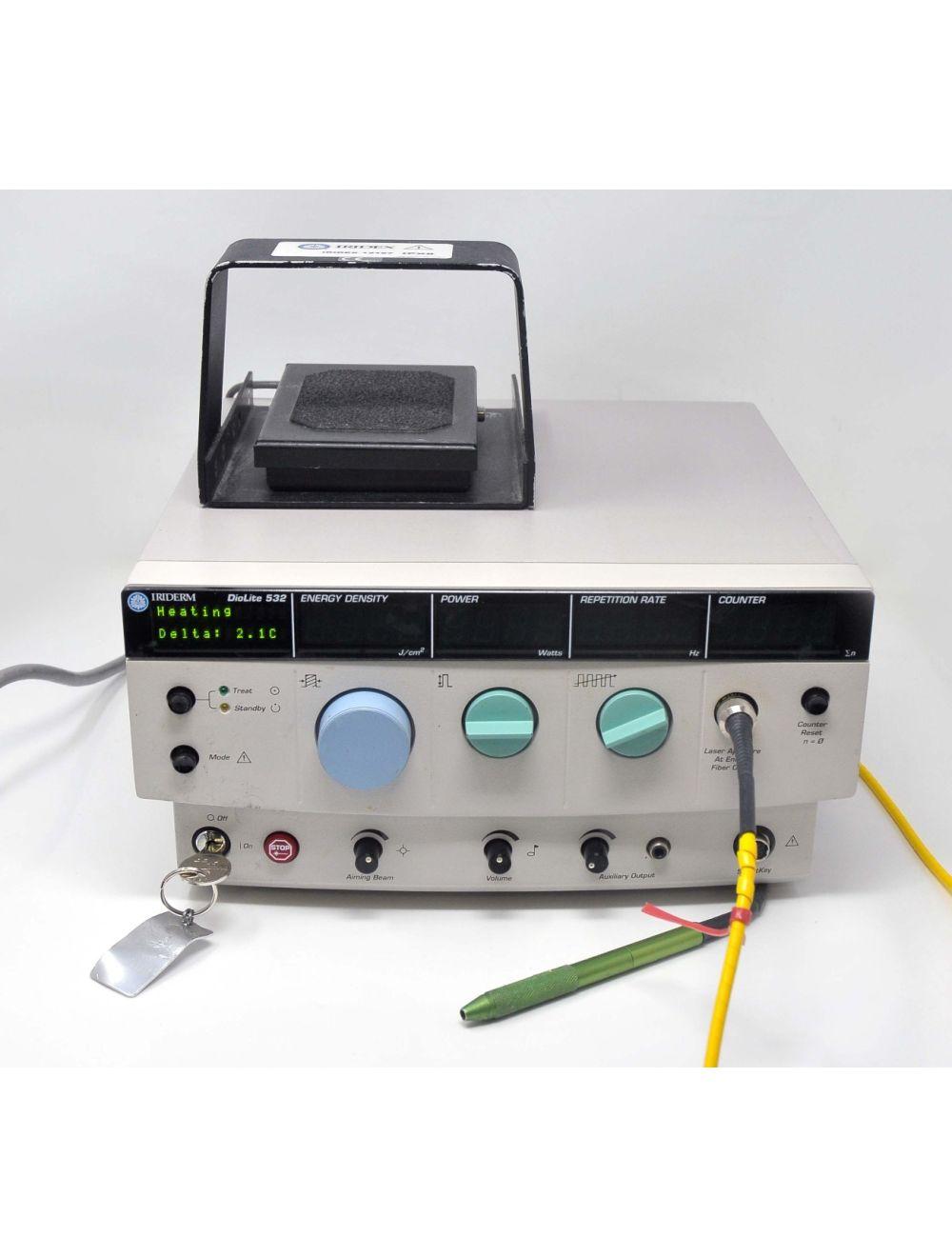 Iridex Iriderm DioLite Vascular Pigment Lesion Laser 532nm Diode W/Handpiece KTP