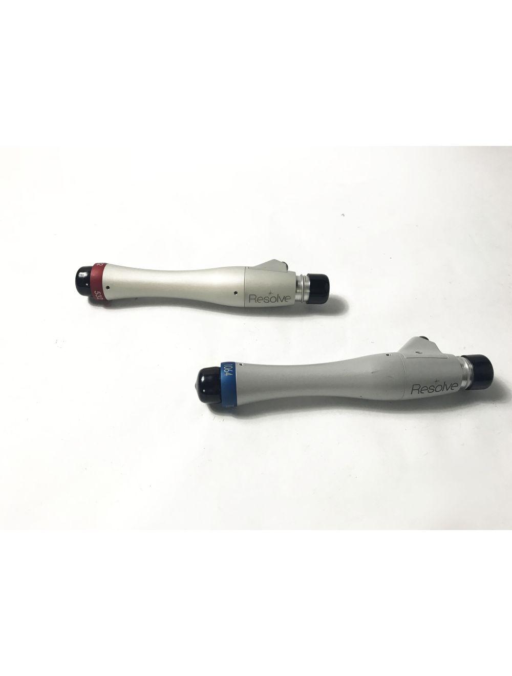 Candela PicoWay 532/1064 Resolve Fractional MicroBeam Tattoo Laser Handpiece Set