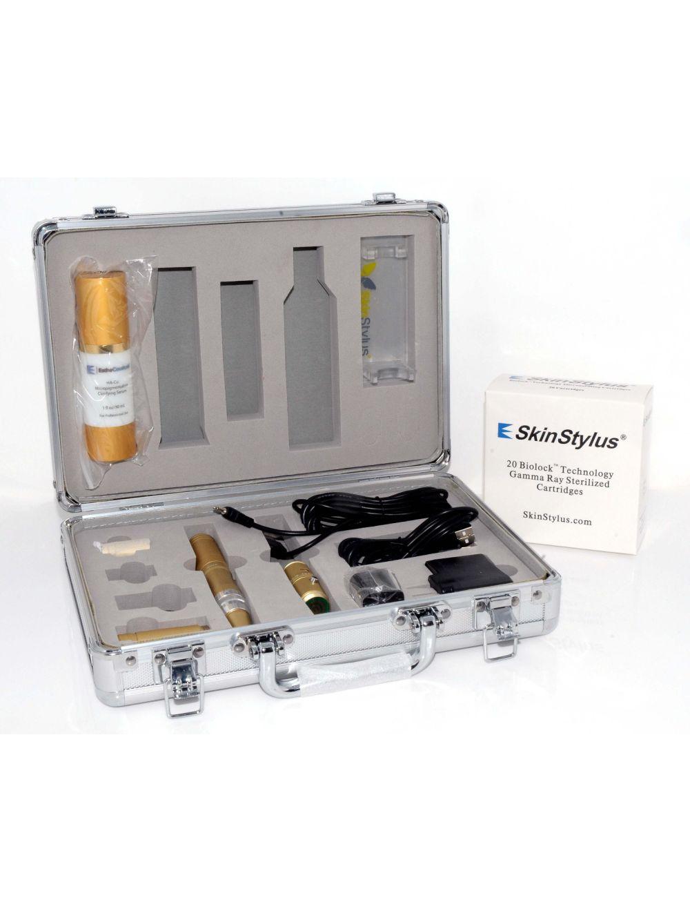 SkinStylus Gold Pen Professional Kit BioLock 1 Microneedling Microneedle DEMO