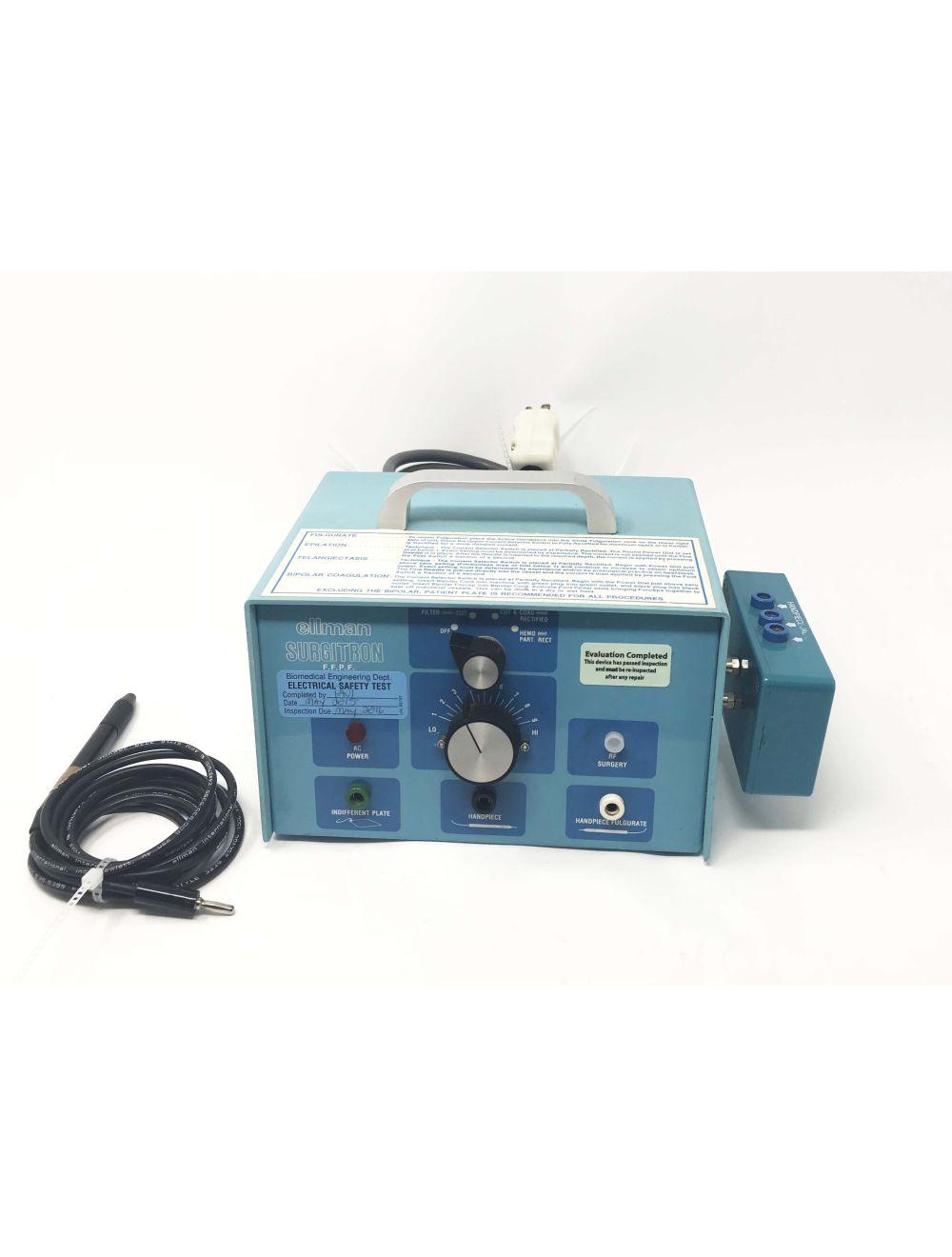 Ellman Surgitron FFPF RF Electrosurgical Generator ESU w/ Fingerswitch Adapter