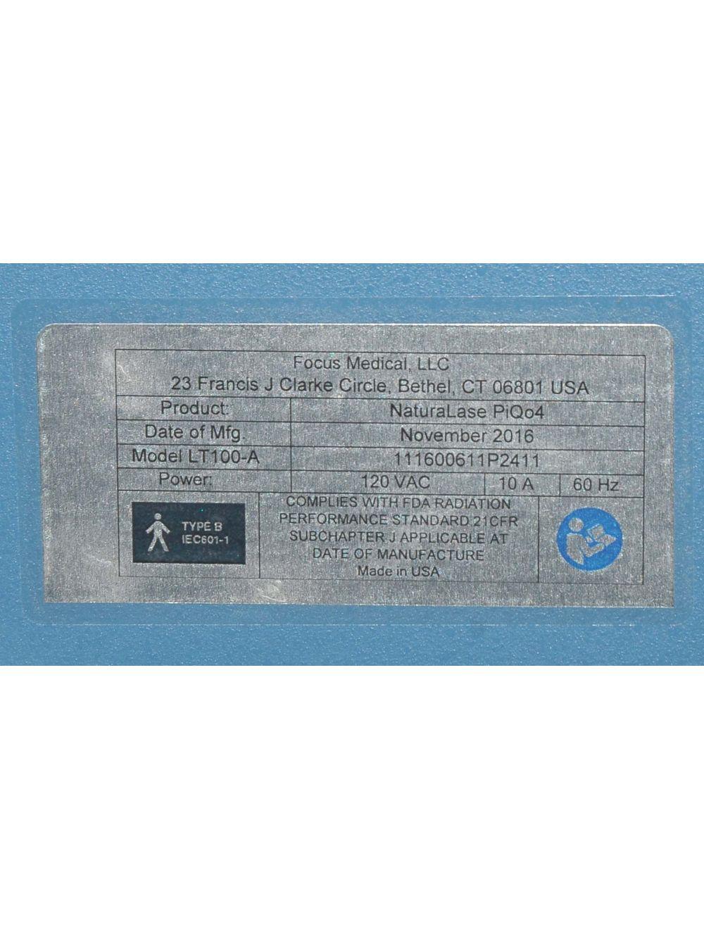 2016 Lumenis Focus Zarin NaturaLase PiQo4 Tattoo Removal Laser 1064 532 Q-Switch