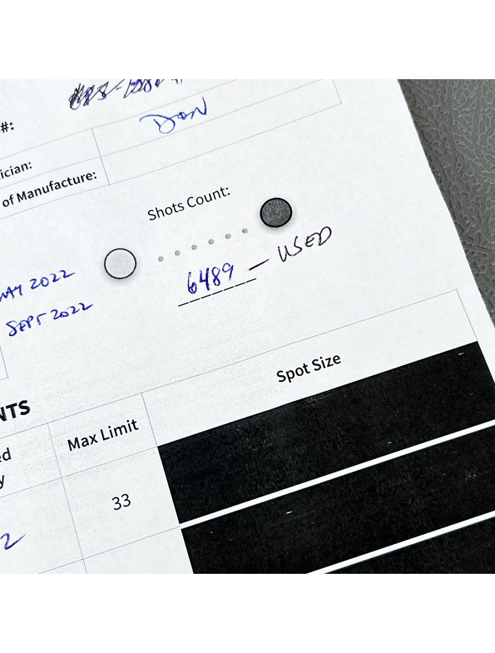 Cutera Xeo Laser Titan XL IPL Handpiece Skin Tightening Face Wrinkles Low Shots