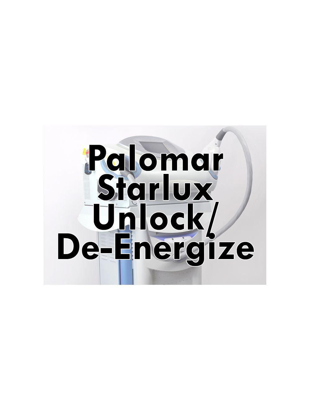 Palomar Starlux Unlock / De-Energize Laser System IPL
