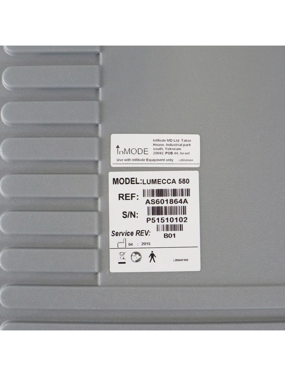 2015 InMode Lumecca IPL SR580 Handpiece HP Vascular Pigmented Lesions AS601864