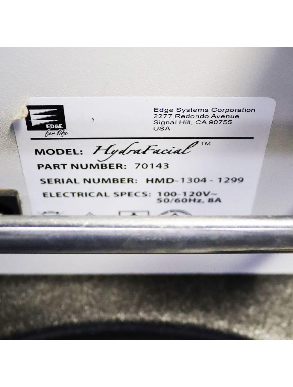 2013 Edge For Life Systems Hydrafacial MD Hydradermabrasion Skin Treatment 70143