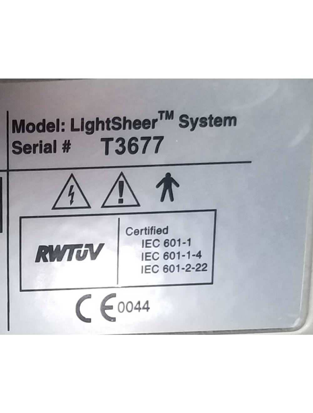 2004 Lumenis LightSheer ET Hair Reduction Diode Laser System Light Sheer w Cart