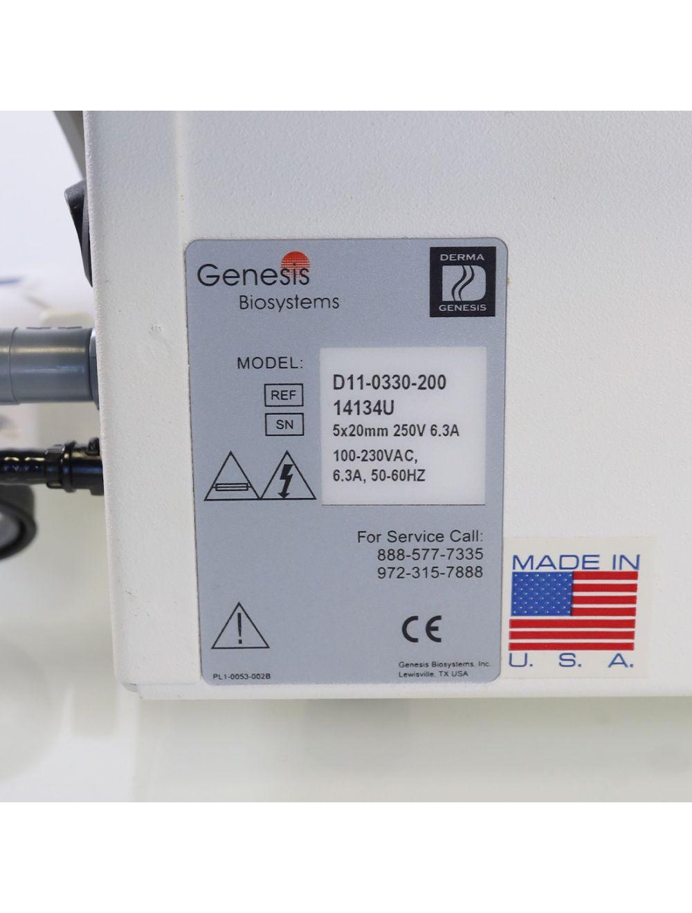 Genesis Biosystems DermaFrac Microdermabrasion Microneedling Skin Therapy LED