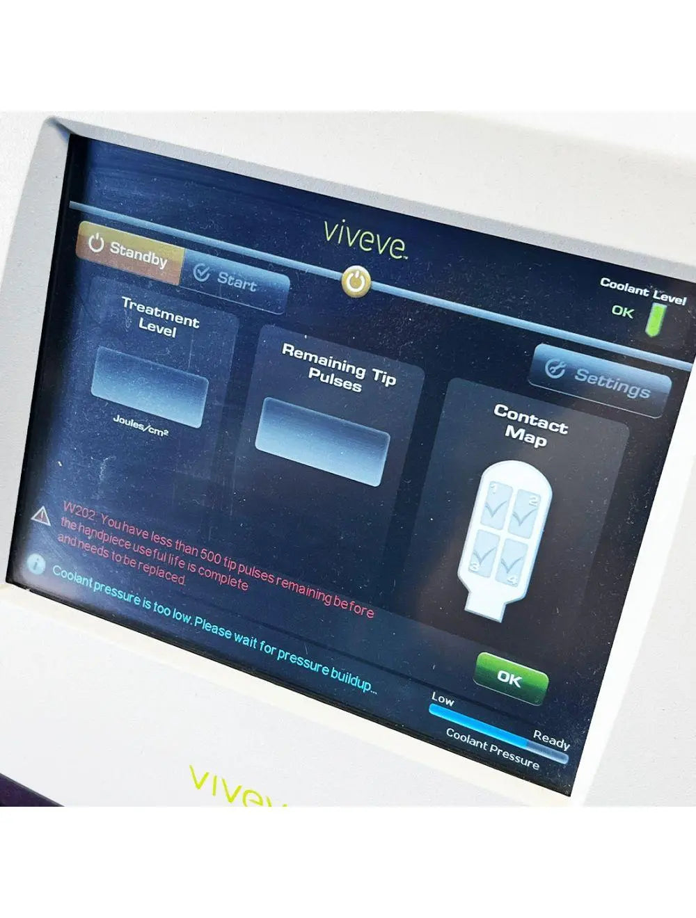 2017 Viveve Console S Feminine Vaginal Rejuvenation RF System VIVGE01S