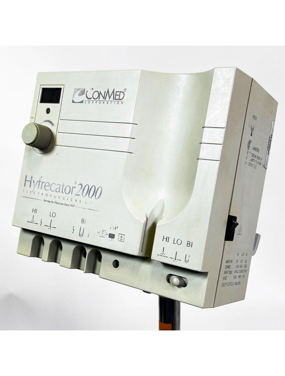 ConMed Hyfrecator 2000 Electrosurgical Unit with Rolling Stand 110V ESU