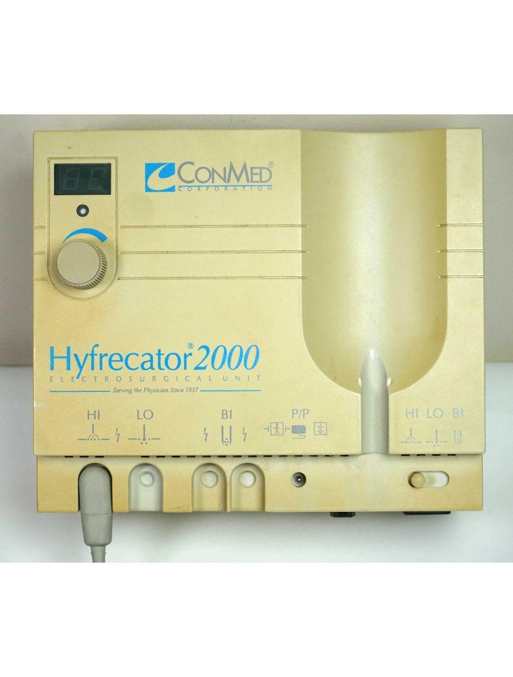 ConMed Hyfrecator 2000 Electrosurgical Unit 7-900-115 High Frequency ESU