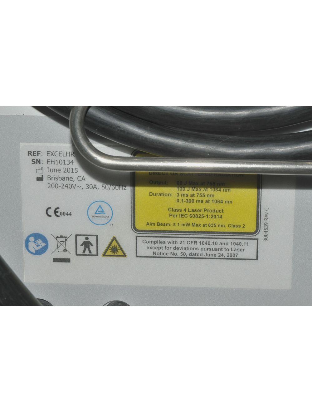 Cutera ExcelHR Laser Alexandrite Nd YAG 755 1064 Hair Removal Lesions Excel HR