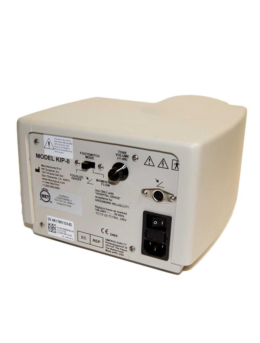 HK Surgical Klein Infiltration Pump KIP-II Tumescent Anesthesia Delivery System