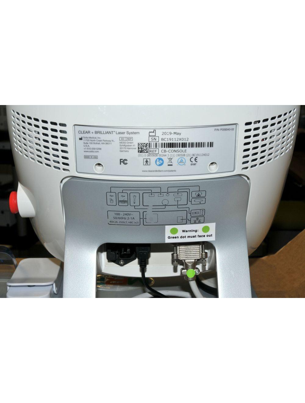 Solta CLEAR &amp; BRILLIANT 1440nm Diode Fractional Laser Console w/2 HandPieces