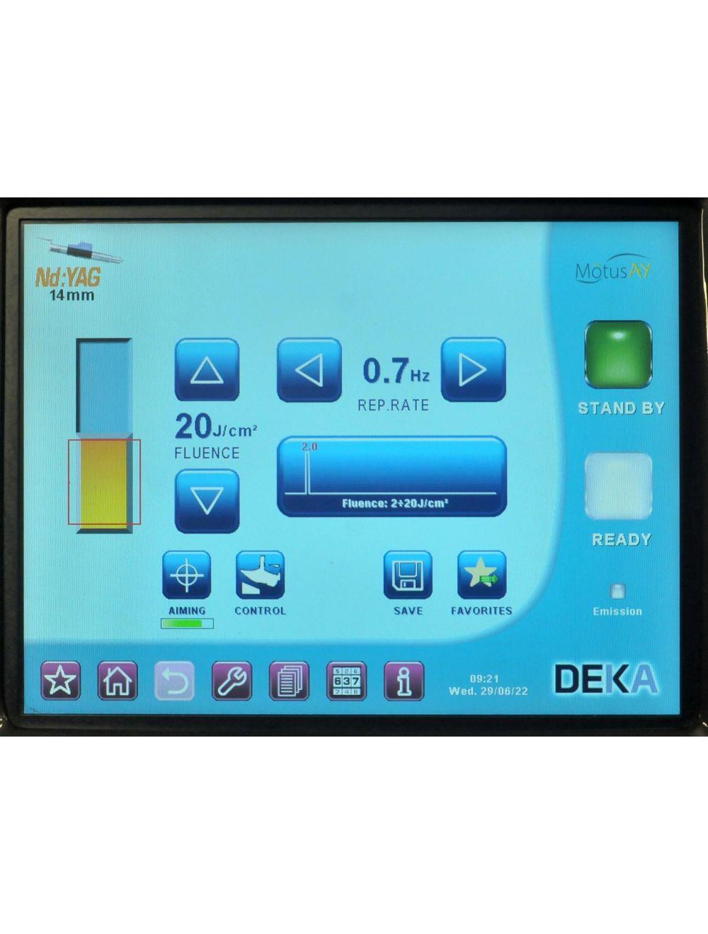 2021 DEKA MotusAY Dual Nd YAG Alex Laser 755 1064 Hair Removal Vascular Motus AY