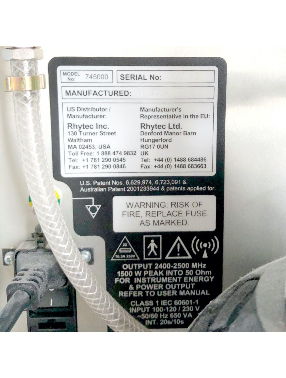 2006 Rhytec Portrait PSR3 Nitrogen Plasma Skin Regeneration 2247 Pulses Remaining