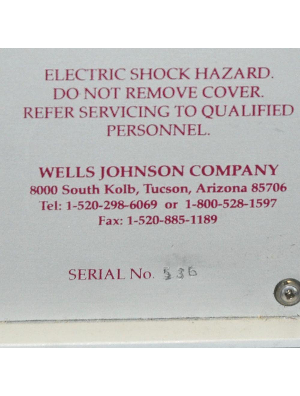 Wells Johnson External Ultrasonic Assist Infusion Tumescent Pump Generator