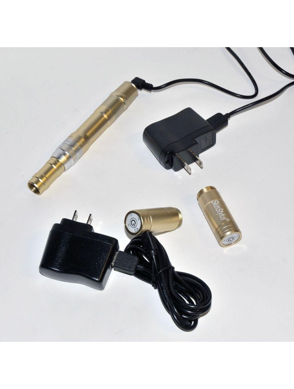 SkinStylus Gold Microneedling Professional Kit Collagen Skin Stylus 2 Pen Demo