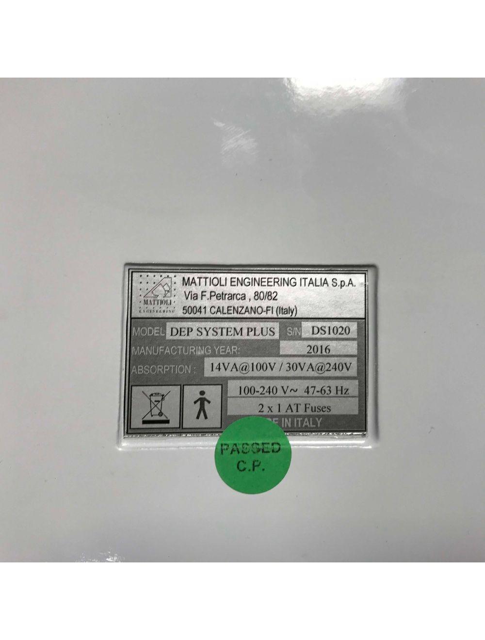 2016 Mattioli DEP System Plus DermoElectroPoration - Iontophoresis Device