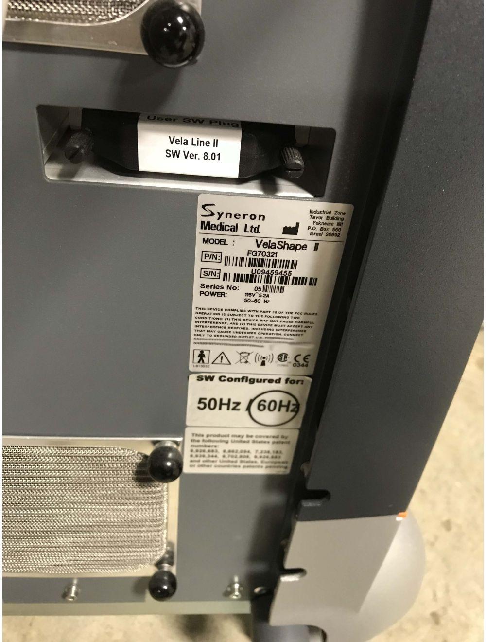 Syneron Laser Velashape II IR/RF Body Contouring Sculpt Skin Tightening w/ 2 HP