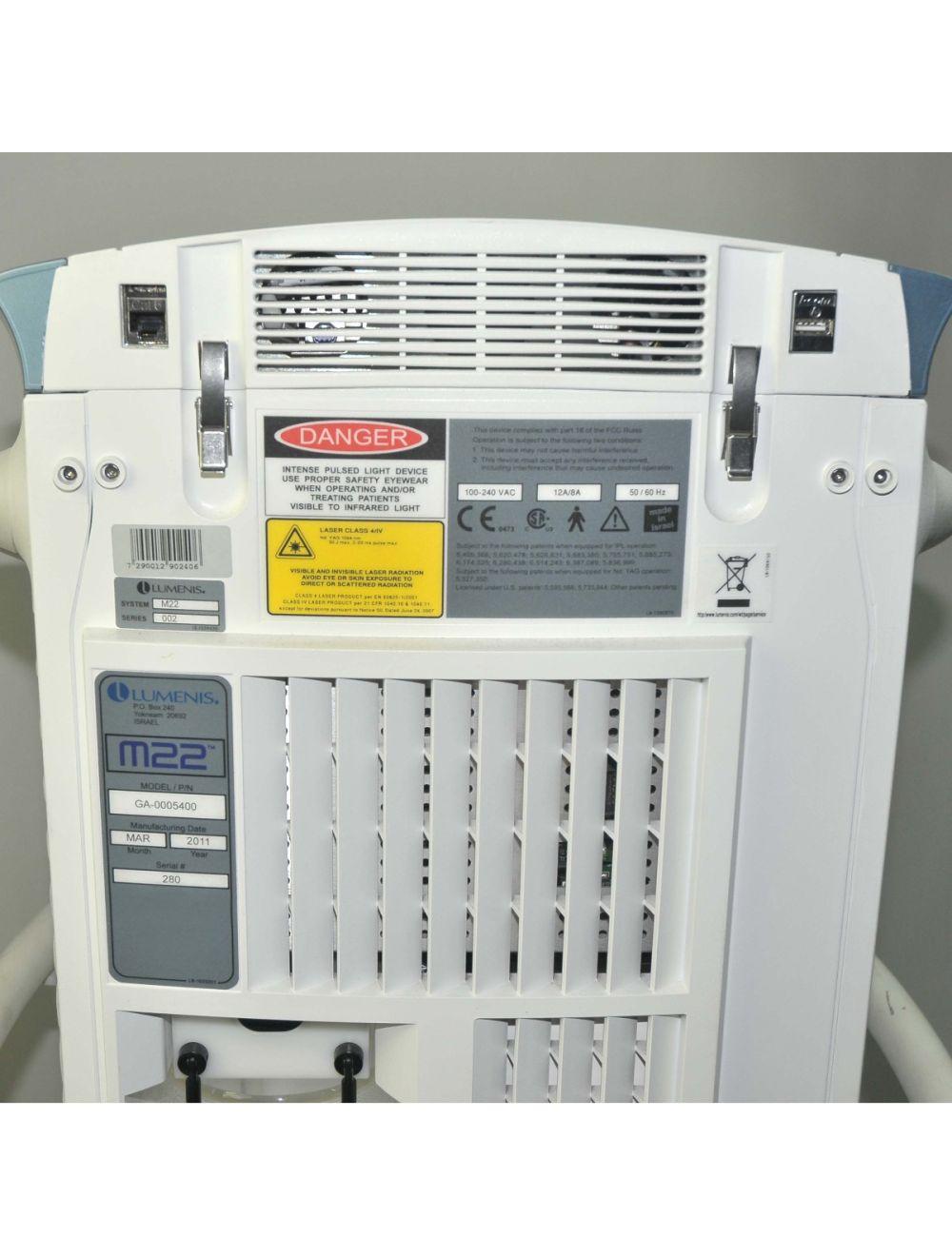 2011 Lumenis M22 IPL YAG Laser System Hair Removal Skin Rejuvenation Lesion Vein