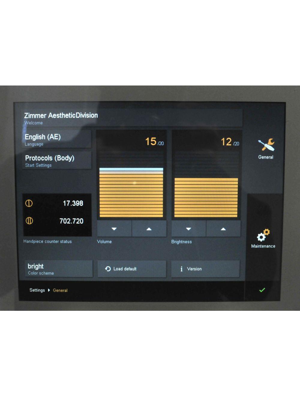 Zimmer ZWavePro Body Contouring Shaping Skin Tightening Treatment ZWave Pro