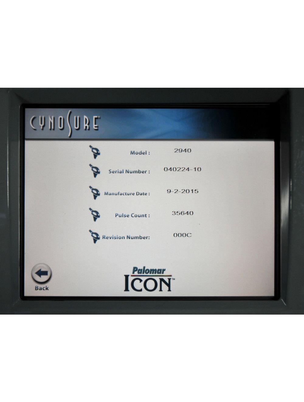 2015 Cynosure ICON IPL Laser HandPieces 2940 Fractional Max G Ys Palomar