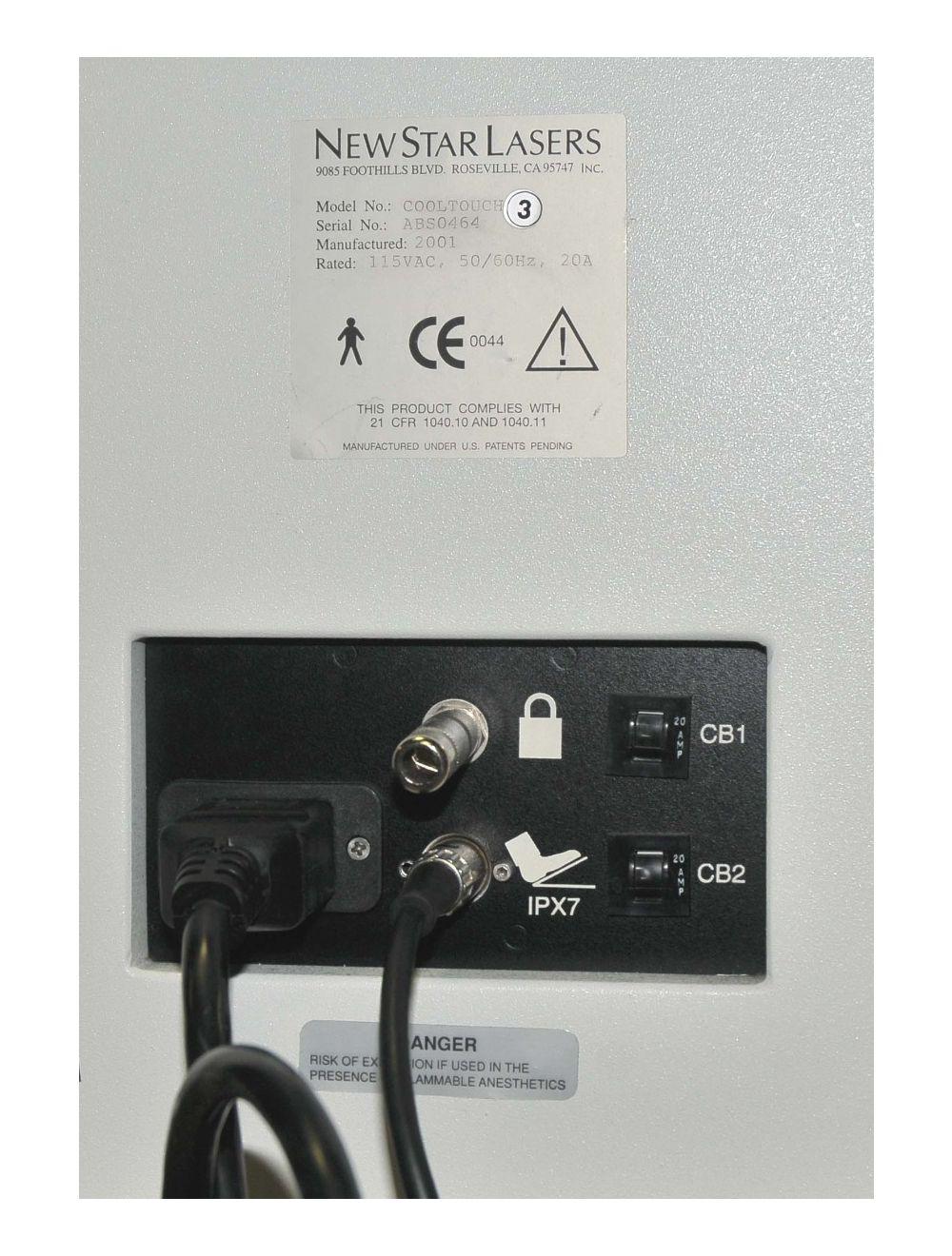 2001 NEWSTAR CoolTouch III Laser YAG 1320 nm Acne Wrinkle Skin Cool Touch CT3