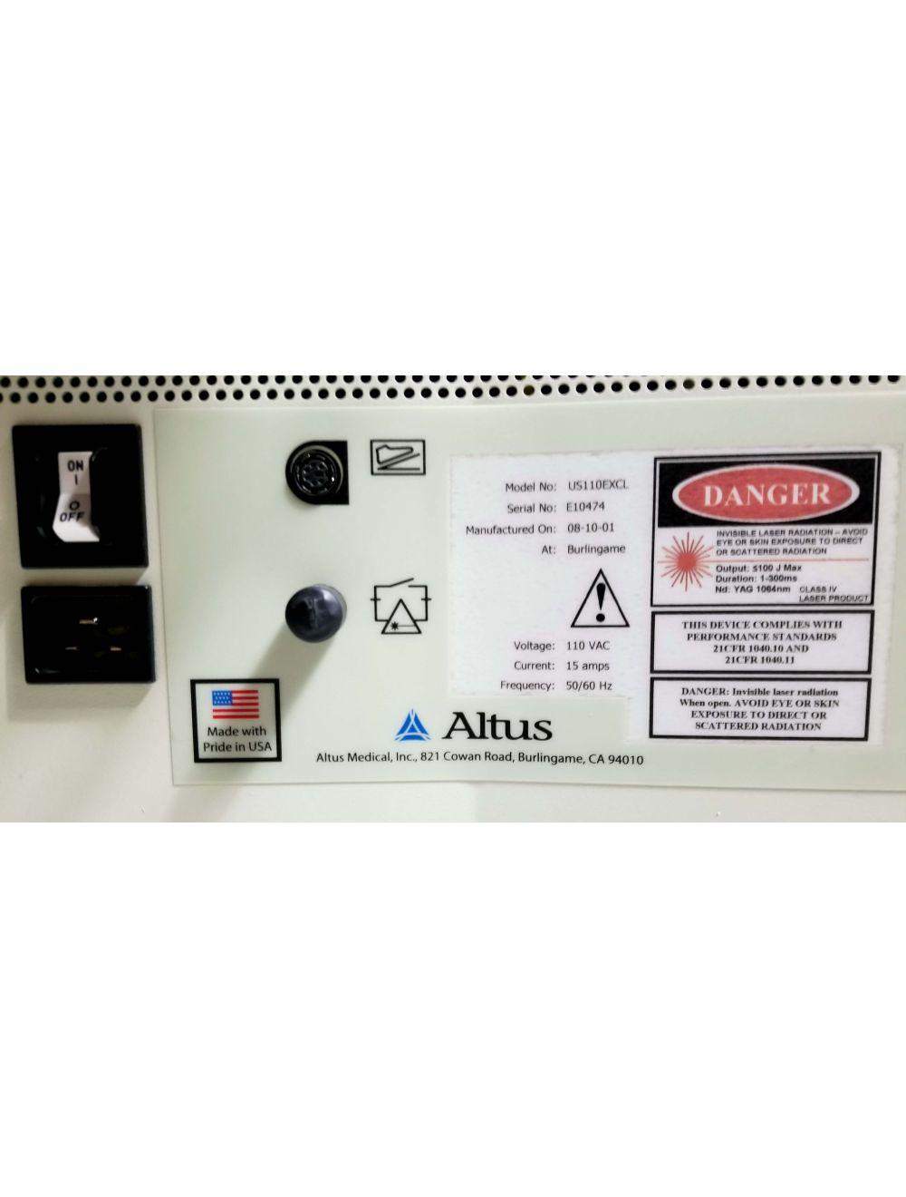 Cutera Altus COOLGLIDE 1064 nm Nd:YAG Hair Removal HR Laser US Cool Glide Excel