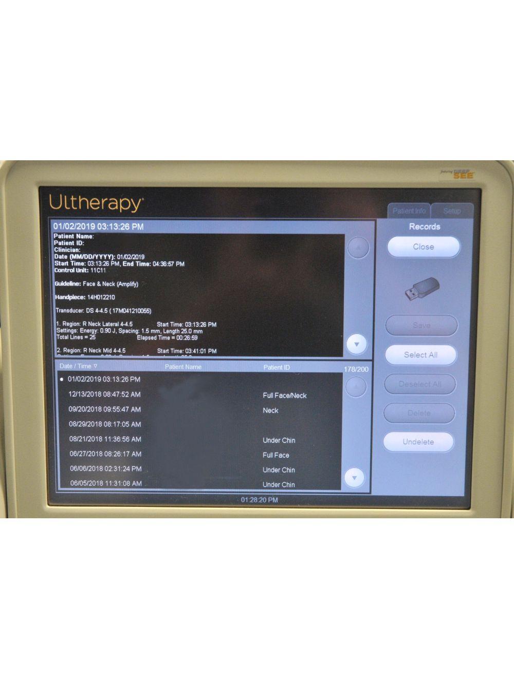 2011 Ulthera Ultherapy Non Invasive Ultrasound Therapy Neck Face Merz Aesthetics