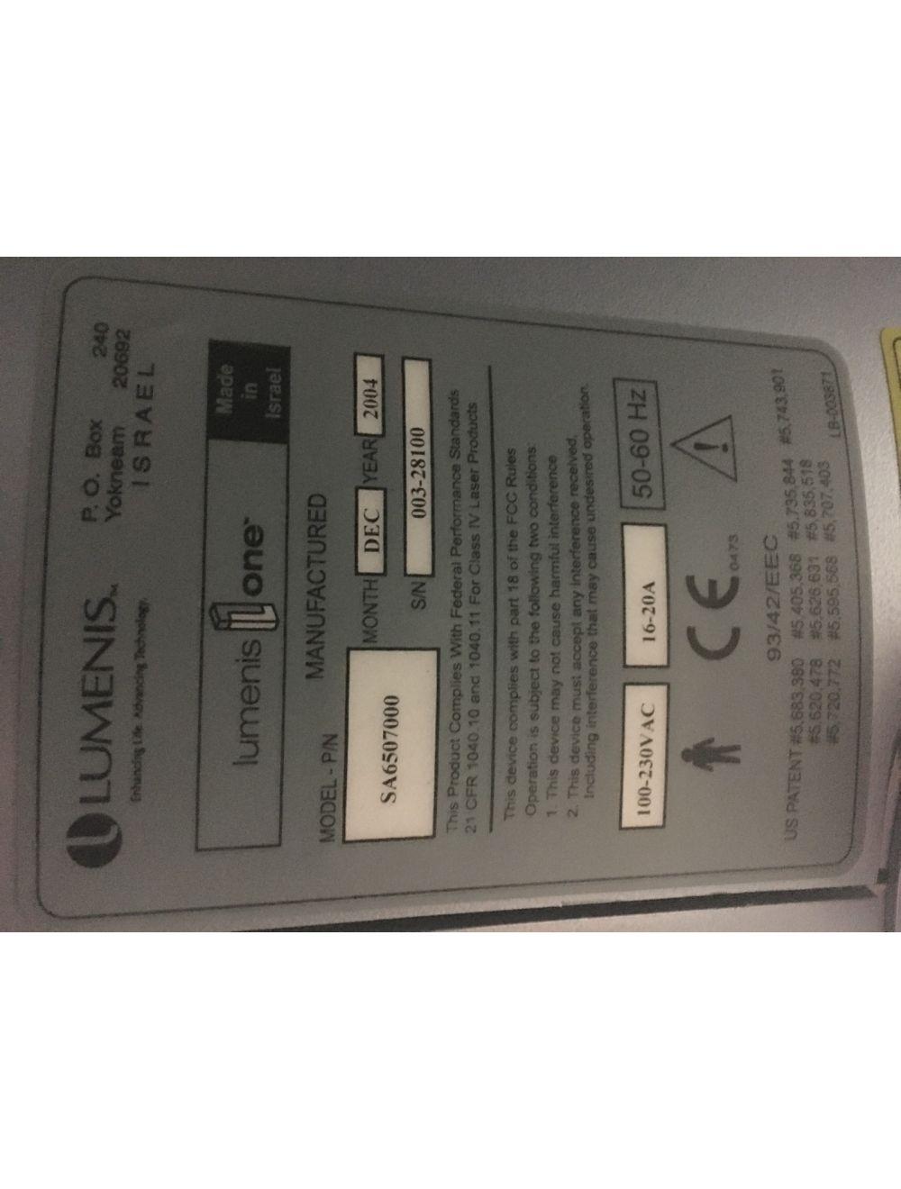 2004 Lumenis Lume One Lume1 LumeOne IPL with 2 handpieces