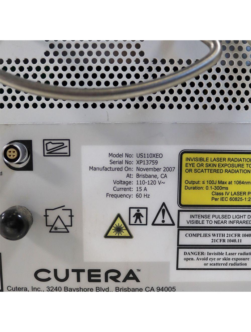 2007 Cutera Xeo Laser Nd Yag 1064nm Hair Removal Vascular Lesions HR