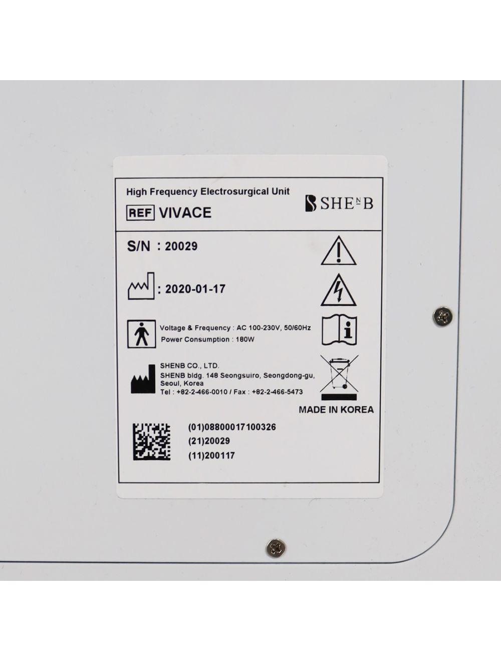 2020 Vivace RadioFrequency Skin Tightening Treatment Face Wrinkles Facial RF