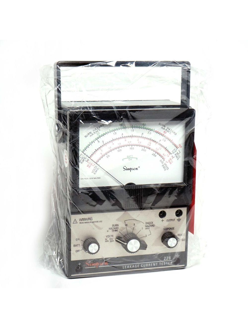 Simpson Electrical AC Current Leakage Tester Tool 228-IEC 40027 A/C Leak NEW NIB