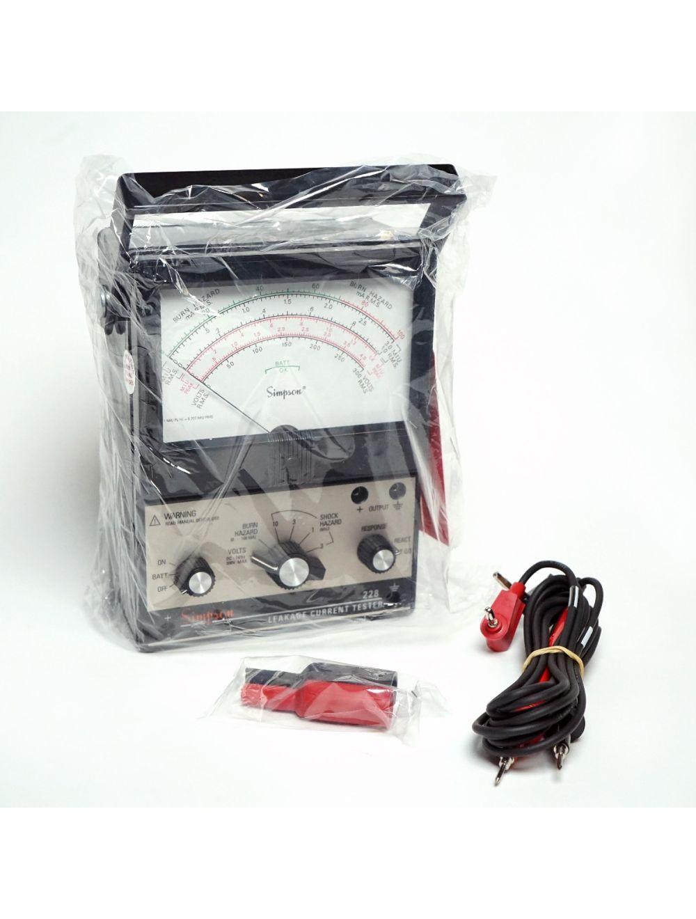 Simpson Electrical AC Current Leakage Tester Tool 228-IEC 40027 A/C Leak NEW NIB