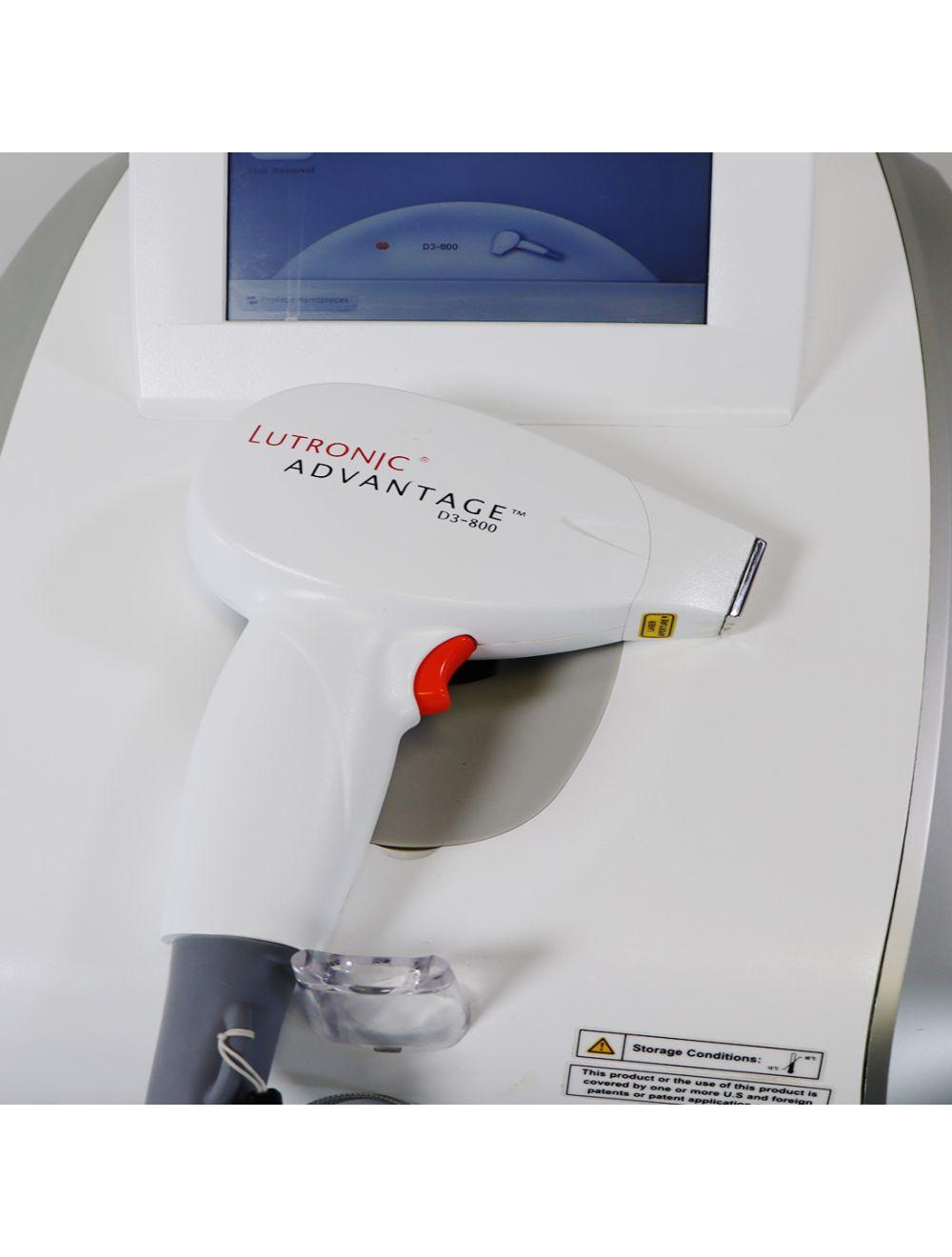 2014 Lutronic Advantage Diode Laser Hair Removal Reduction w/D3-800 Handpiece
