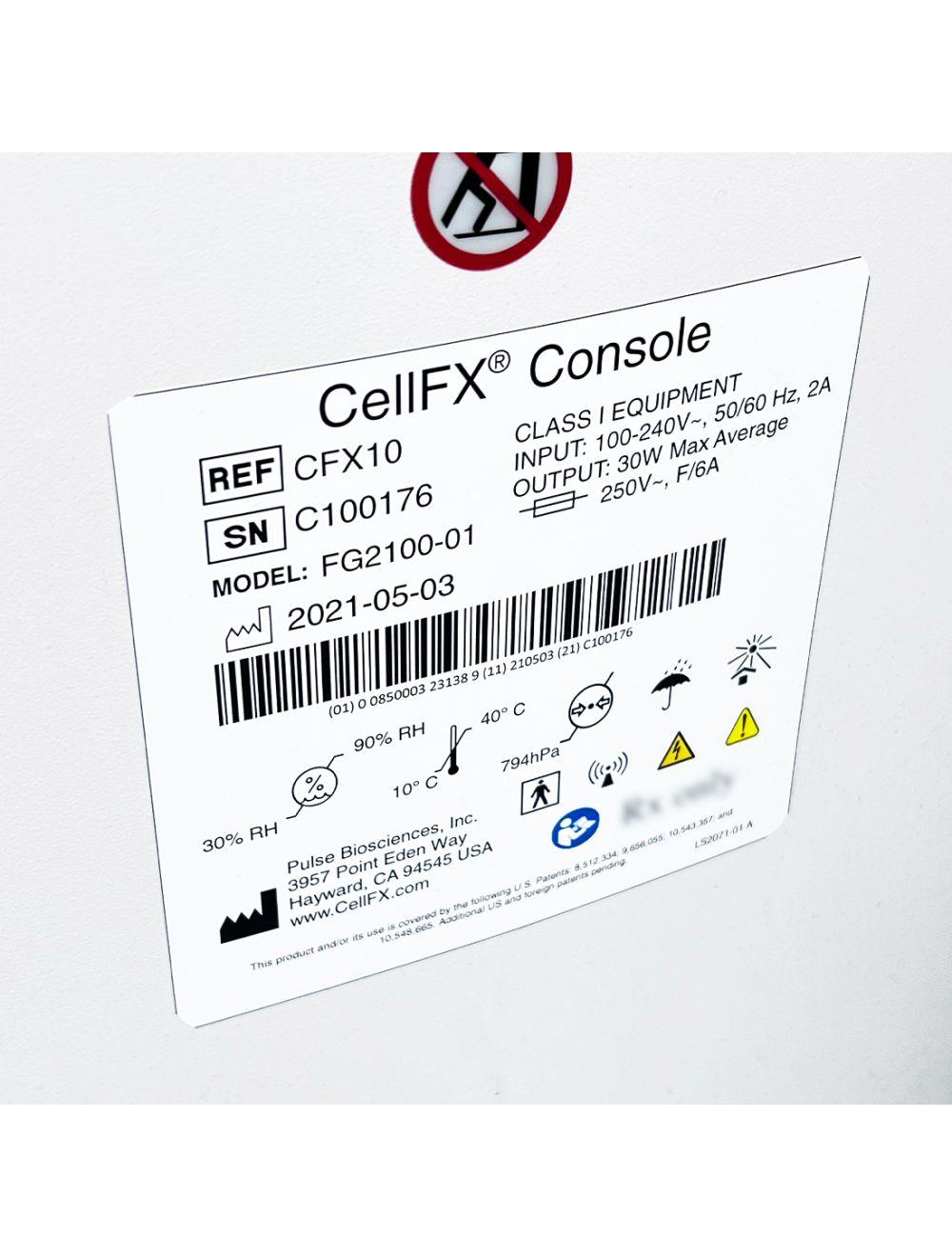 2021 CellFX Console CFX10 Skin Resurface Treatment Benign Lesions Warts Ablation