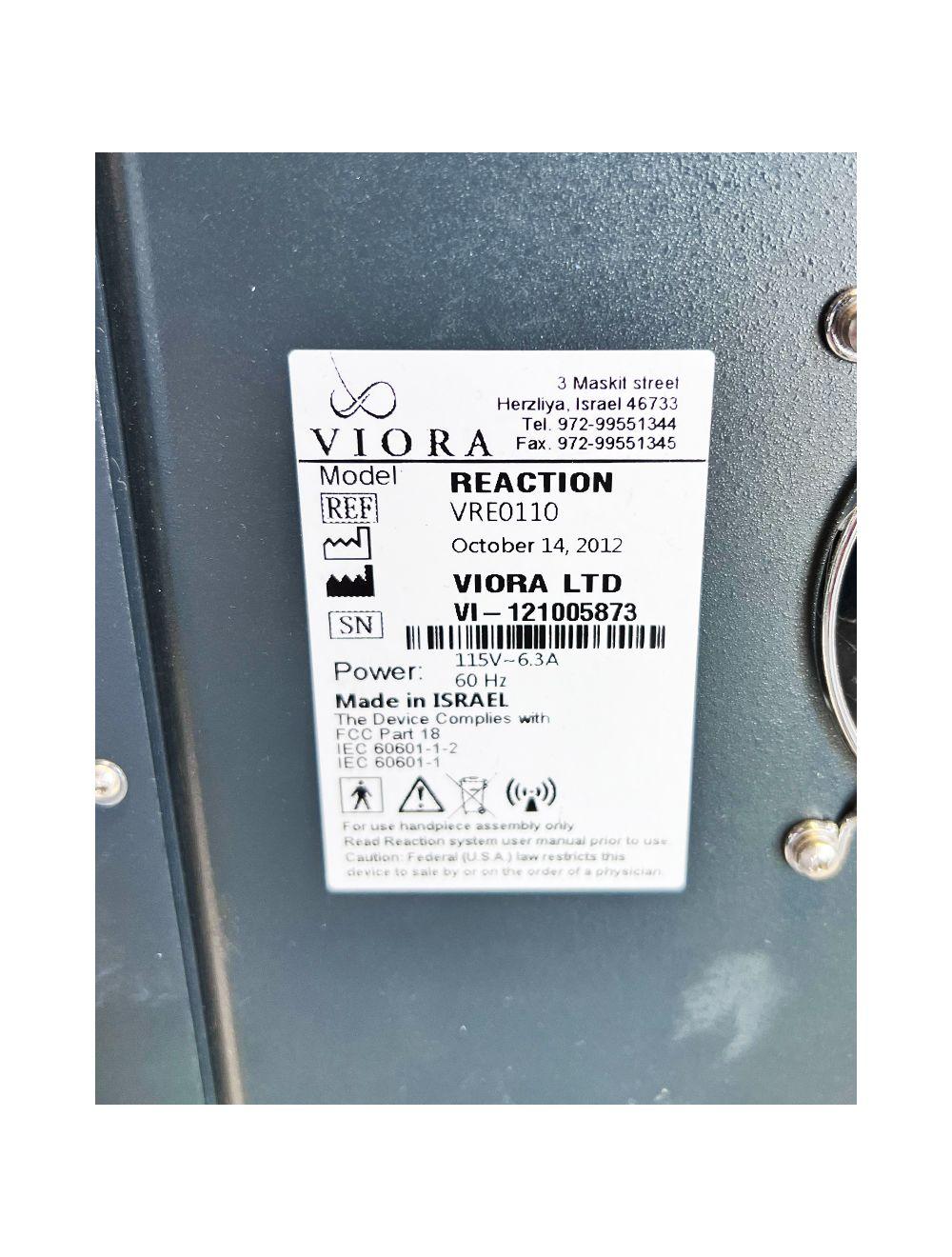 2012 Viora REACTION RF Body Contouring Skin Tightening Contouring System