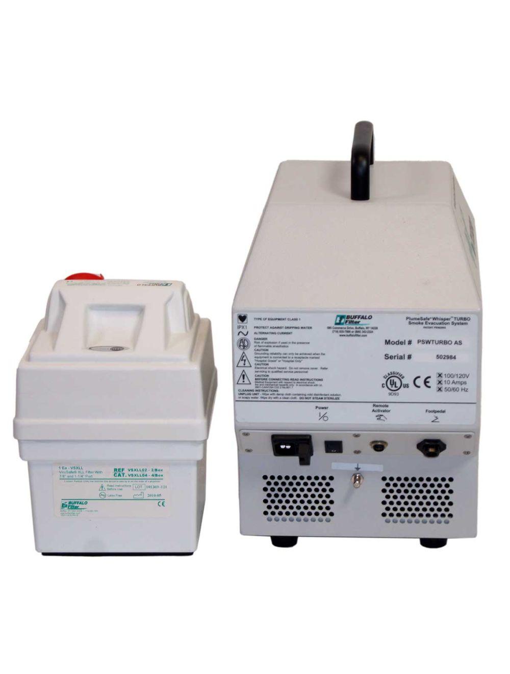 Buffalo Filter PSWTURBO Whisper Turbo PlumeSafe Smoke Evacuation Suction System